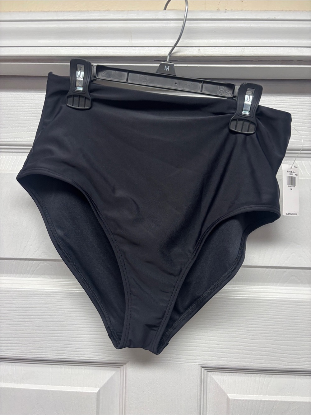 Old Navy High-Waist Black Swim Bottoms Medium New
